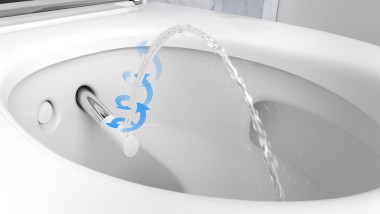 Geberit AquaClean - sprchovací WC s technologií WhirlSpray