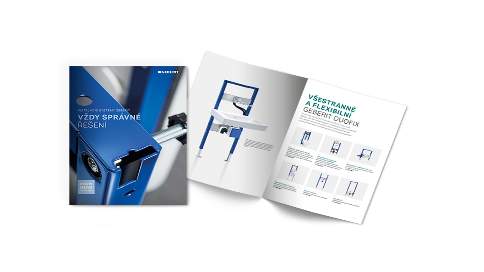 titulní strana brožury Instalační systémy Geberit titulní strana brožury Instalační systémy Geberit