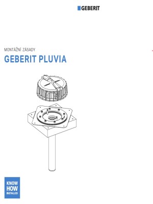 Montážní zásady Geberit Pluvia Montážní zásady Geberit Pluvia