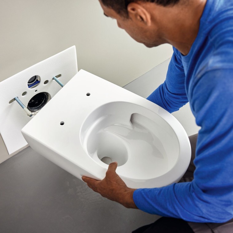 WC Acanto s technologií EFF3 (© Geberit) WC Acanto s technologií EFF3 (© Geberit)