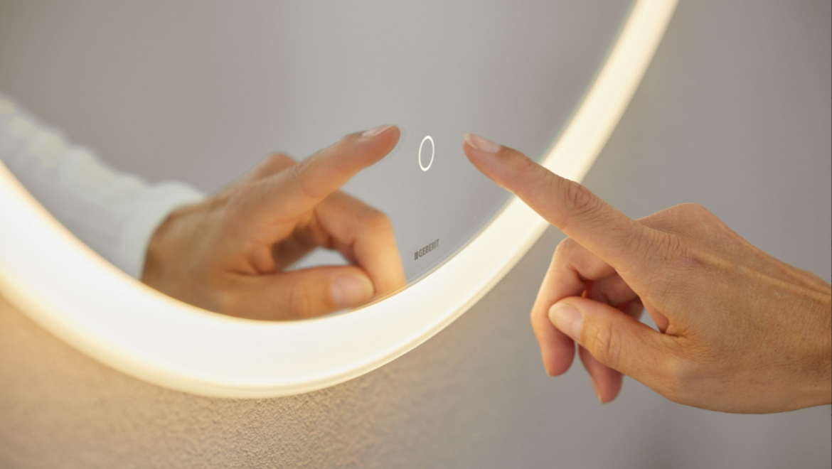 Option Round zrcadlo s dotykovým senzorem (© Geberit)