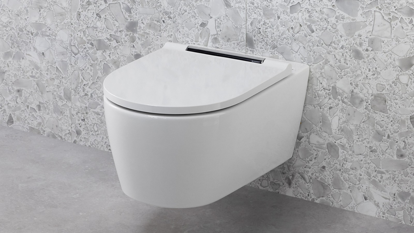 Závěsné WC z koupelnové série Geberit ONE (© Geberit) Závěsné WC z koupelnové série Geberit ONE (© Geberit)