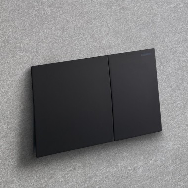Geberit Sigma70 v matně černé barvě se snadno omyvatelným povrchem