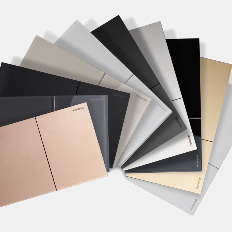 Geberit Sigma70 v různých materiálech a barvách Geberit Sigma70 v různých materiálech a barvách
