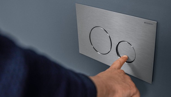 Elegantní splachovací tlačítko z řady Geberit Sigma40