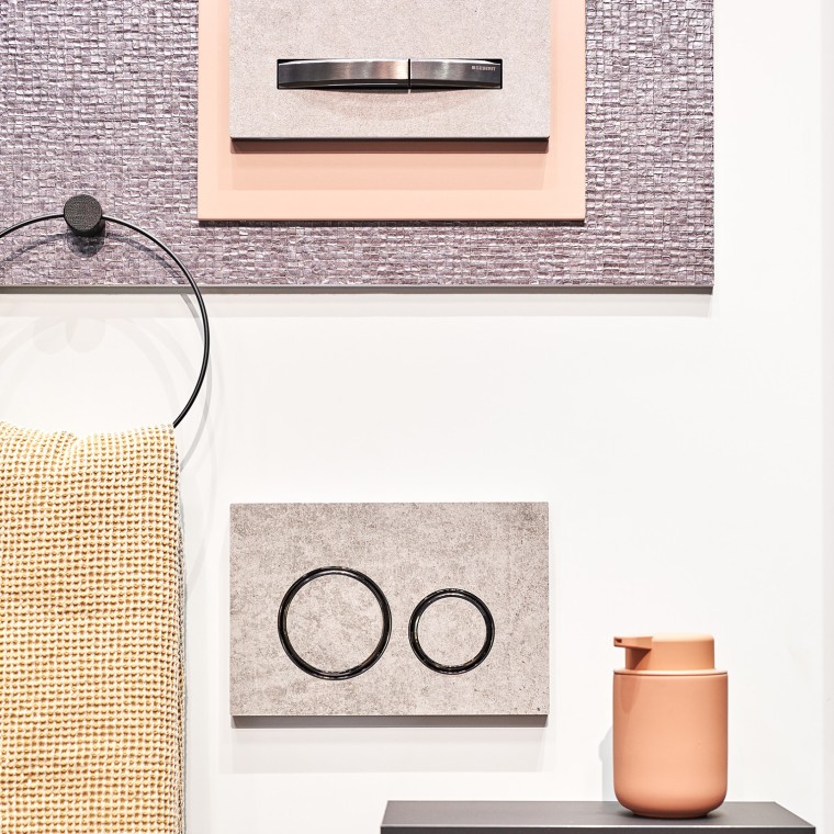 Kombinace materiálů v koupelně vytváří větší útulnost Kombinace materiálů v koupelně vytváří větší útulnost