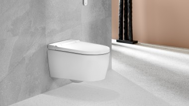 Geberit AquaClean, sprchové WC kout se nastavitelnou tryskou