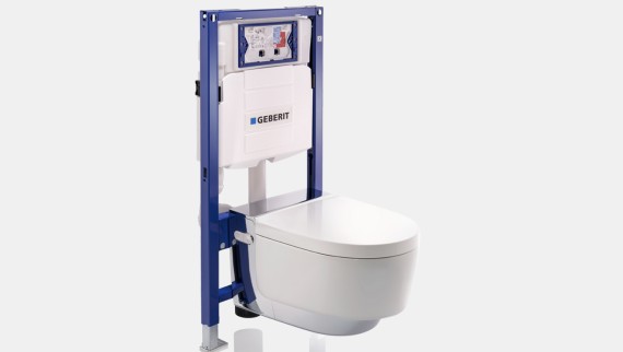 Prvek Geberit Duofix pro závěsné WC s Geberit AquaClean Mera