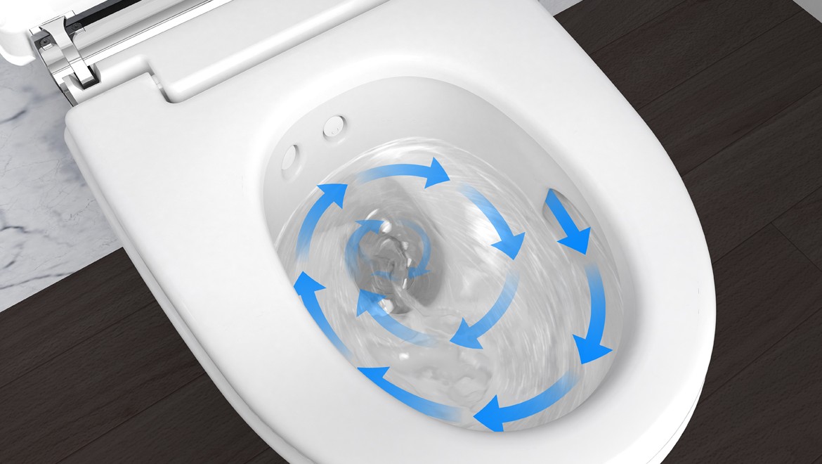 Geberit AquaClean technologie TurboFlush