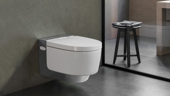 Geberit AquaClean Mera se díky svému designu báječně hodí do každé koupelny.