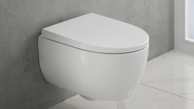 Závěsné keramické WC z koupelnové série Geberit iCon (© Geberit)