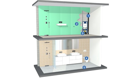 Řešení zvukové izolace pro sanitární instalace