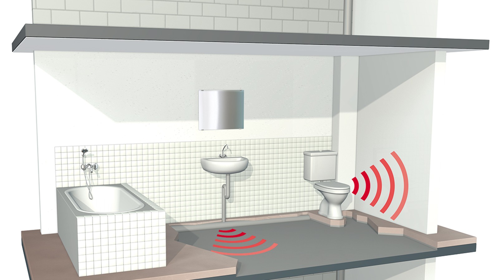 Typické zdroje hluku v budově