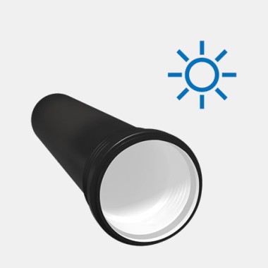 Geberit Silent-PP je chráněn proti UV záření.