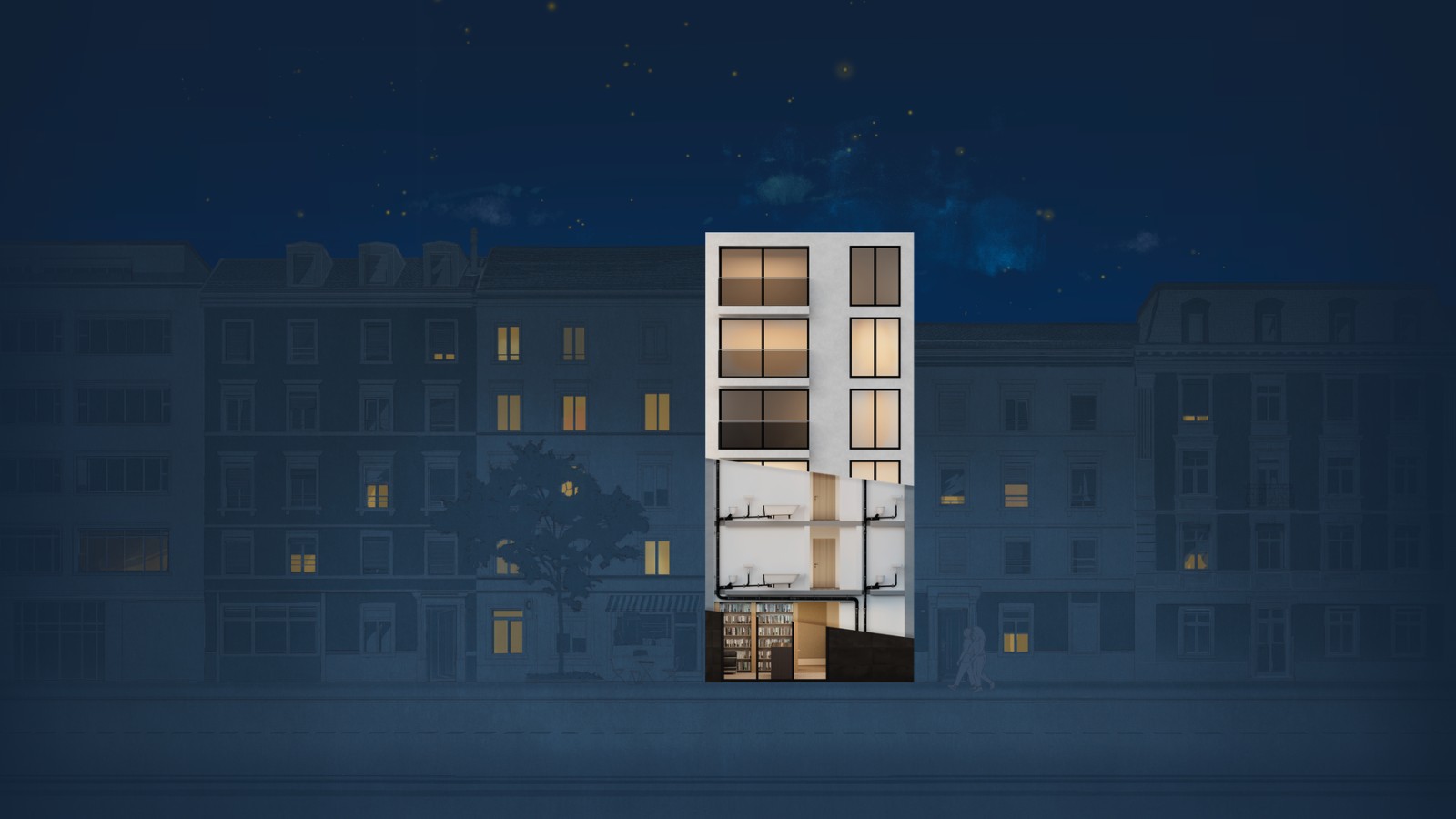 Odvodnění budovy Odvodnění budovy