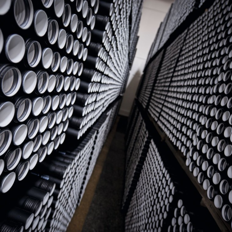 Stohované trubky Silent-PP vyrobené v Evropě