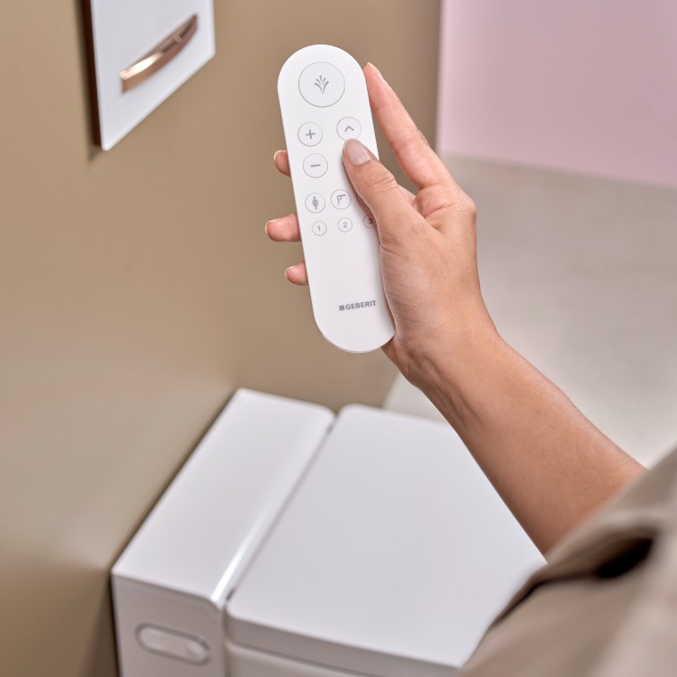 Funkce dálkového ovládání Geberit AquaClean Mera Funkce dálkového ovládání Geberit AquaClean Mera