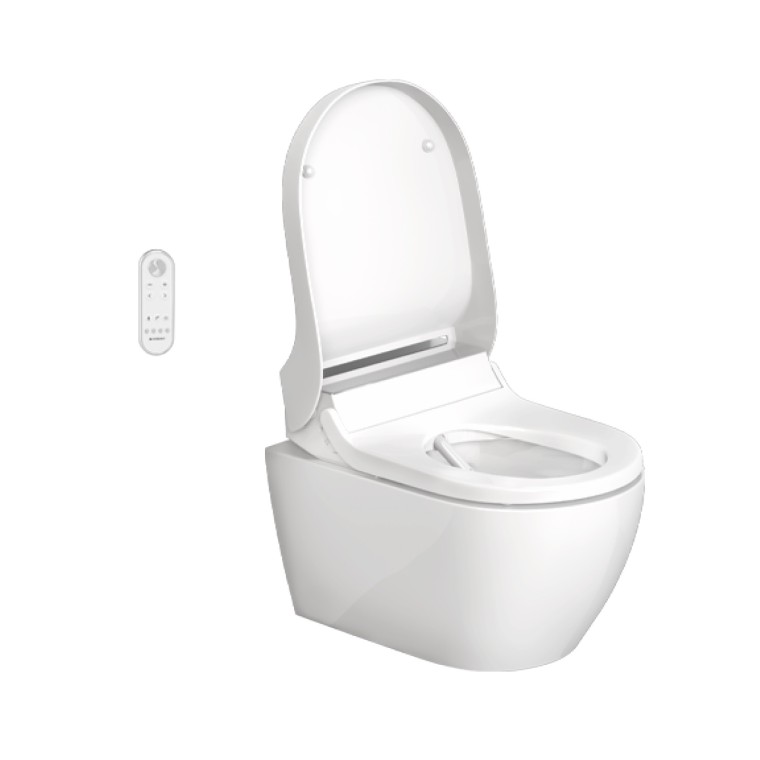 Geberit AquaClean Sela s otevřeným víkem Geberit AquaClean Sela s otevřeným víkem