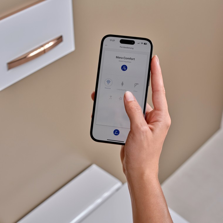 Geberit AquaClean s aplikací Geberit Home Geberit AquaClean s aplikací Geberit Home