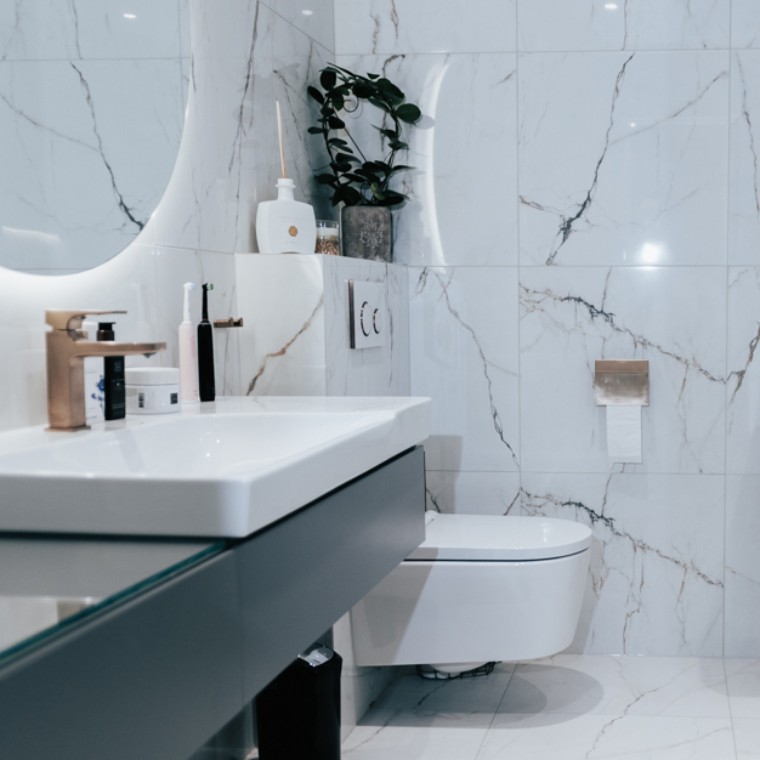 Renovovaná koupelna