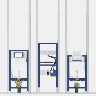 Geberit Duofix: univerzální instalační systém nebo jednotlivé prvky pro konstrukce prováděná suchým procesem. Geberit Duofix: univerzální instalační systém nebo jednotlivé prvky pro konstrukce prováděná suchým procesem.
