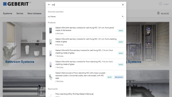 Take advantage of the intelligent search function Take advantage of the intelligent search function