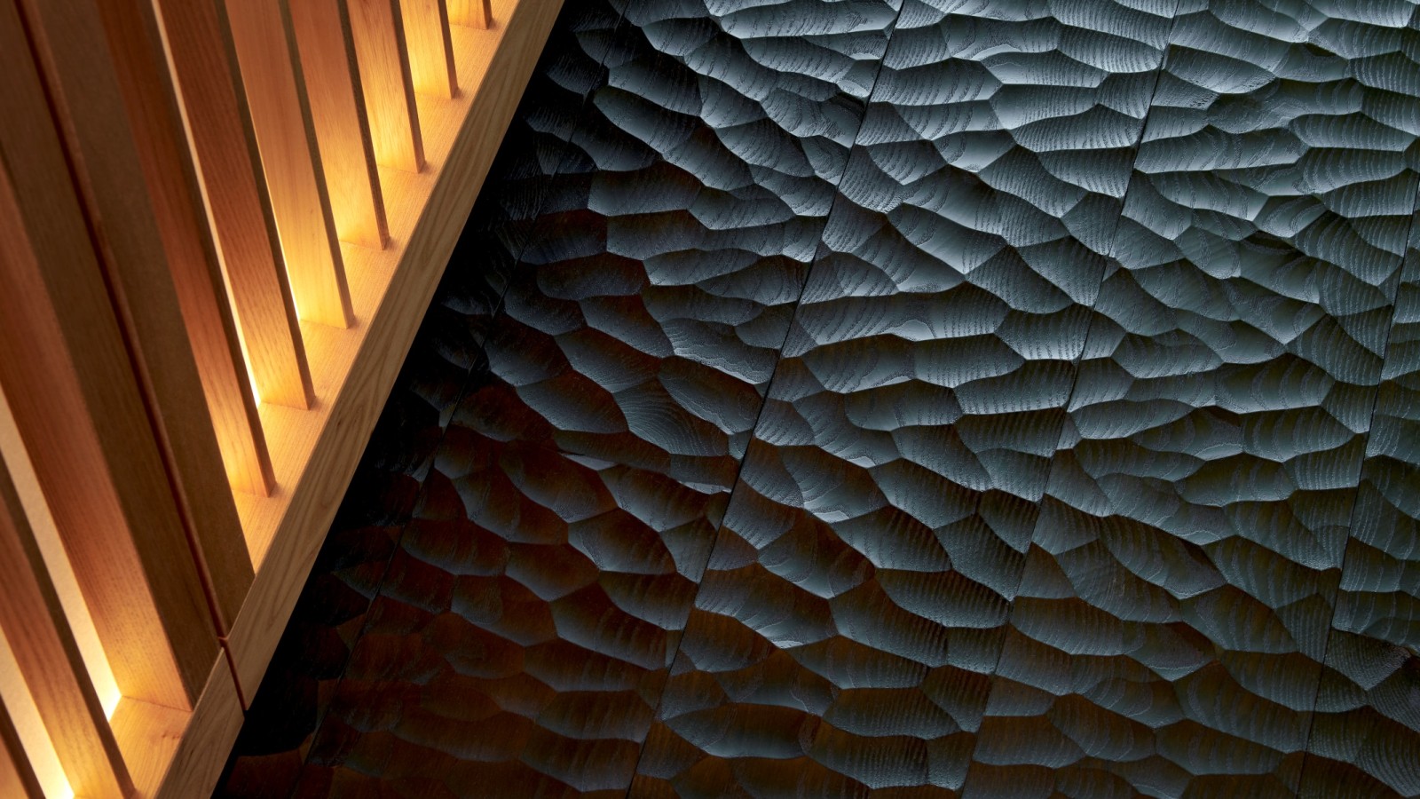 Pro Yuichiho Kodaie je zásadní haptika, a to i pod nohama: japonská technika Naguri. (© David Willen Studio) Pro Yuichiho Kodaie je zásadní haptika, a to i pod nohama: japonská technika Naguri. (© David Willen Studio)