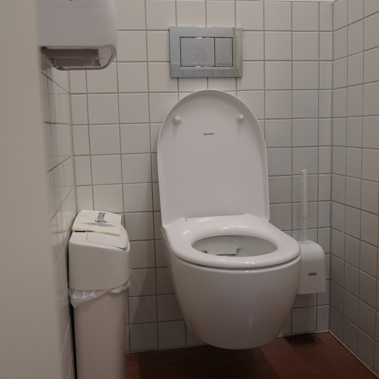 Mnoho produktů Geberit je instalováno ve veřejných toaletách. (© Geberit) Mnoho produktů Geberit je instalováno ve veřejných toaletách. (© Geberit)