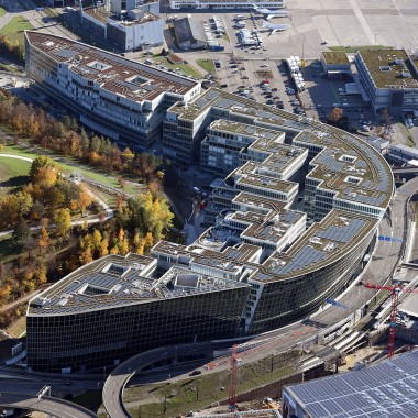 The Circle in Zurich z ptačí perspektivy (© Flughafen Zürich AG)