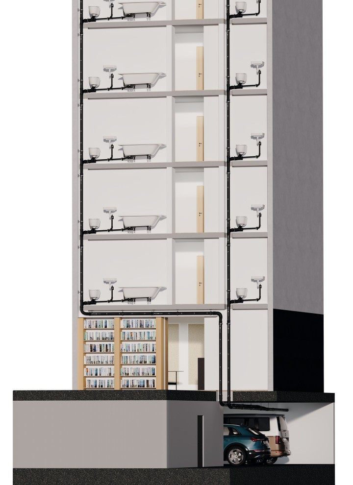 Instalace s Geberit Silent-Pro SuperTube Instalace s Geberit Silent-Pro SuperTube