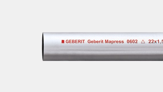 Systémová trubka Geberit Mapress z uhlíkové oceli s vnějším pozinkováním