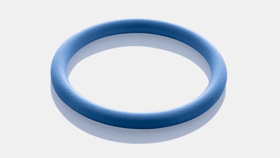Modrý těsnicí kroužek Geberit Mapress FKM pro měděné tvarovky