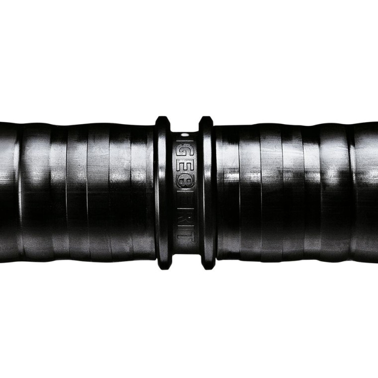 Trubka a armatura systému Geberit Mepla, zalisované. Místo, odkud není návratu.