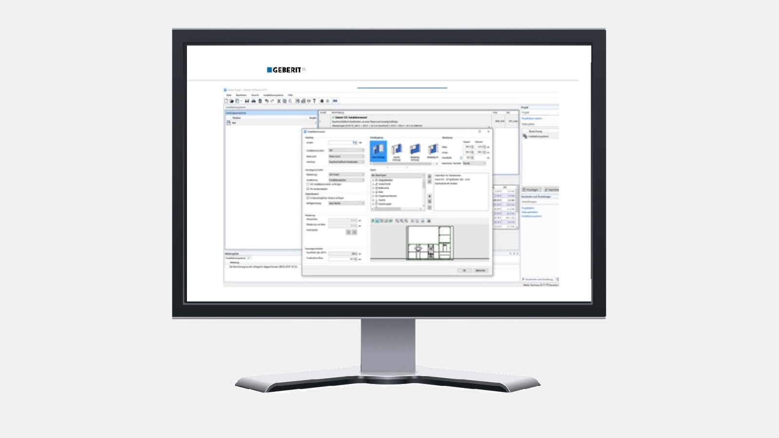 Geberit nabízí širokou škálu digitálních plánovacích nástrojů pro profesionály, jako je Geberit ProPlanner Geberit nabízí širokou škálu digitálních plánovacích nástrojů pro profesionály, jako je Geberit ProPlanner