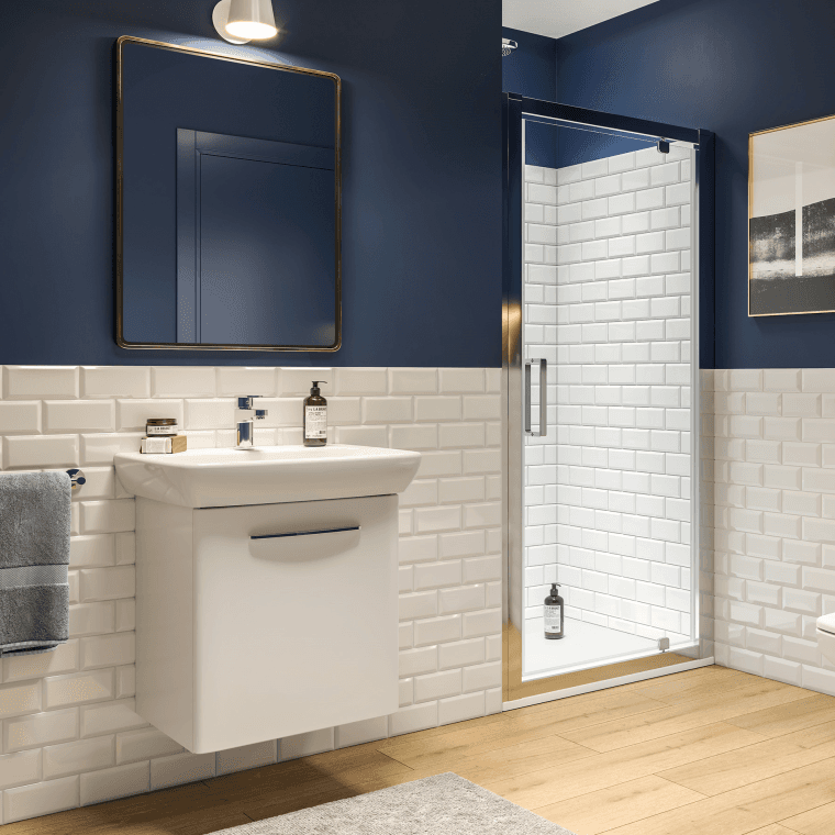 Pivotové sprchové dveře Geberit GEO Pivotové sprchové dveře Geberit GEO