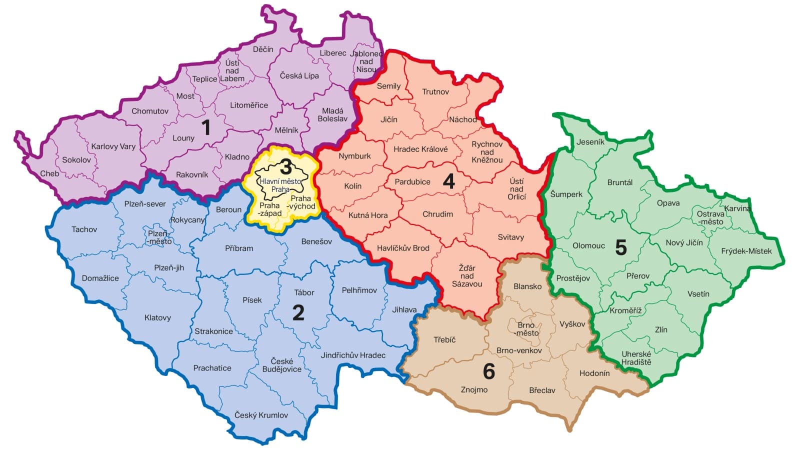 Mapa kontaktů obchodně-technických poradců Mapa kontaktů obchodně-technických poradců