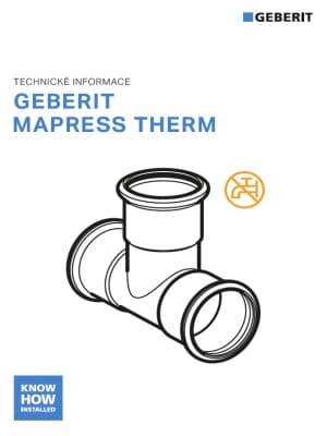 Geberit Mapress Therm technické informace Geberit Mapress Therm technické informace