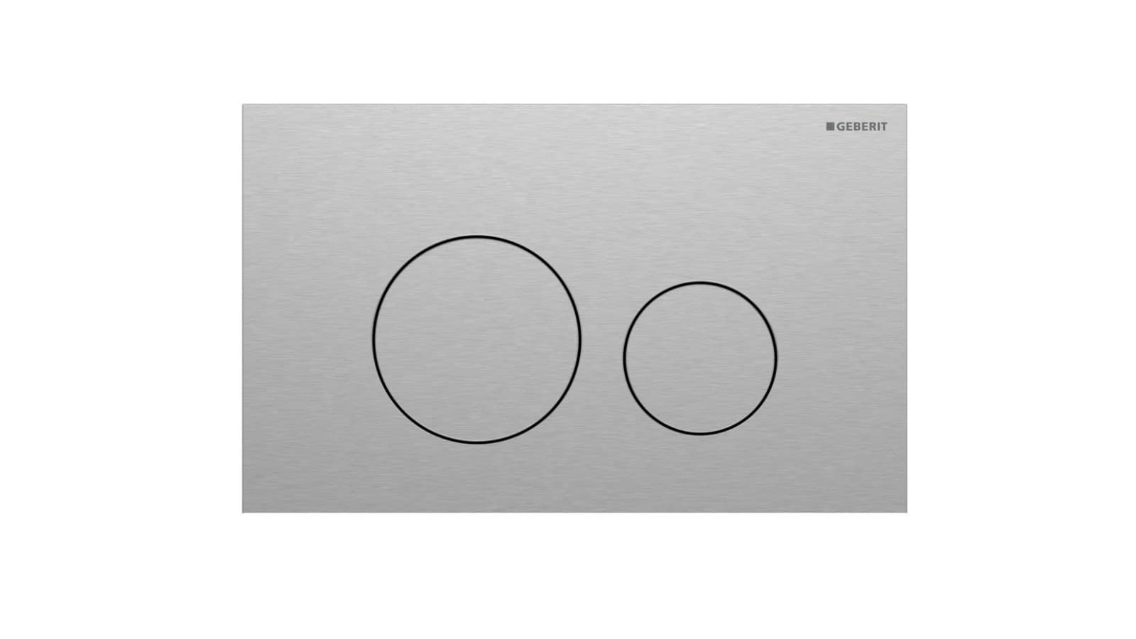 Geberit Sigma40 round, nerezová ocel Geberit Sigma40 round, nerezová ocel