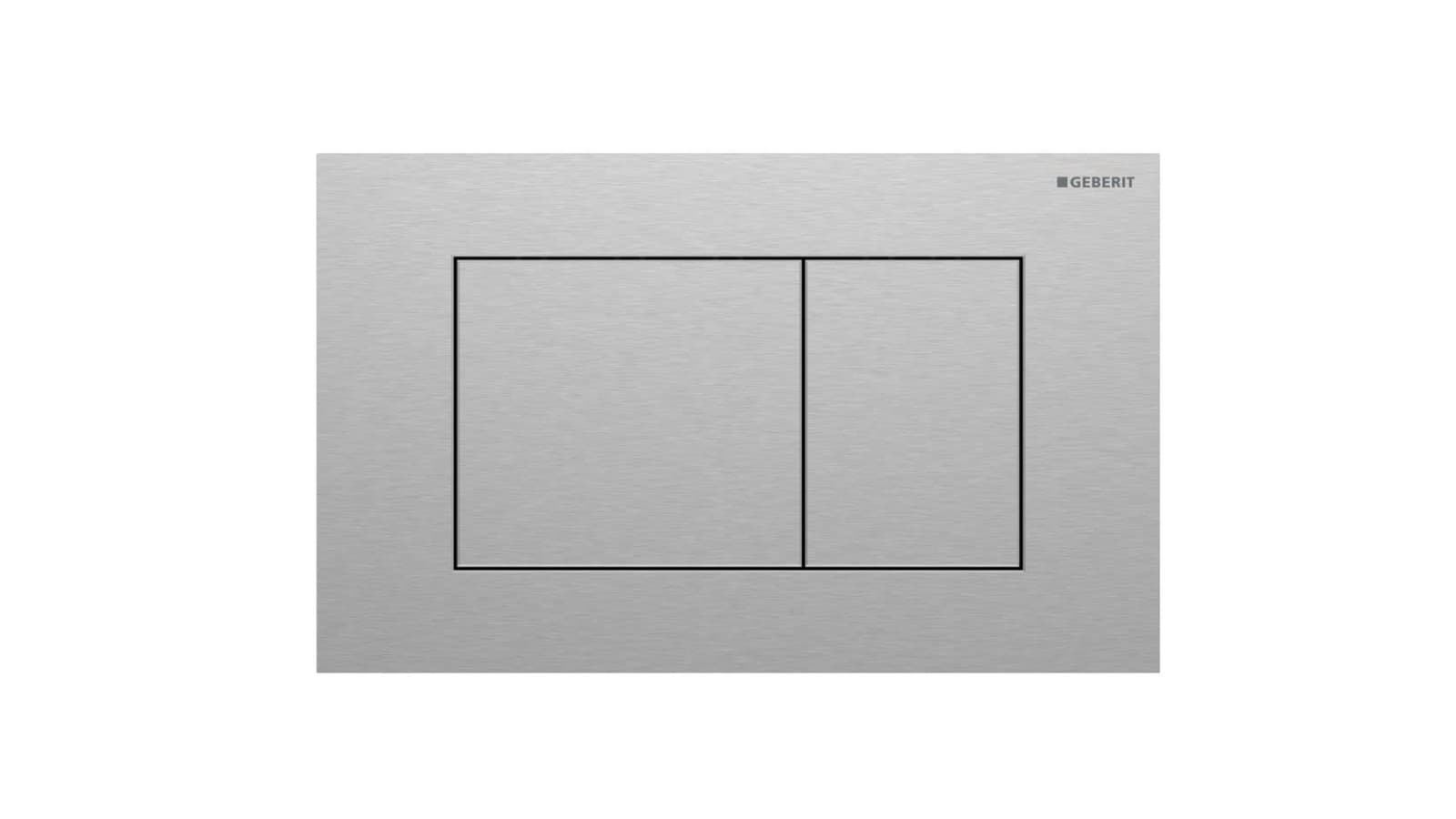 Geberit Sigma40 čtvercový, nerezová ocel Geberit Sigma40 čtvercový, nerezová ocel