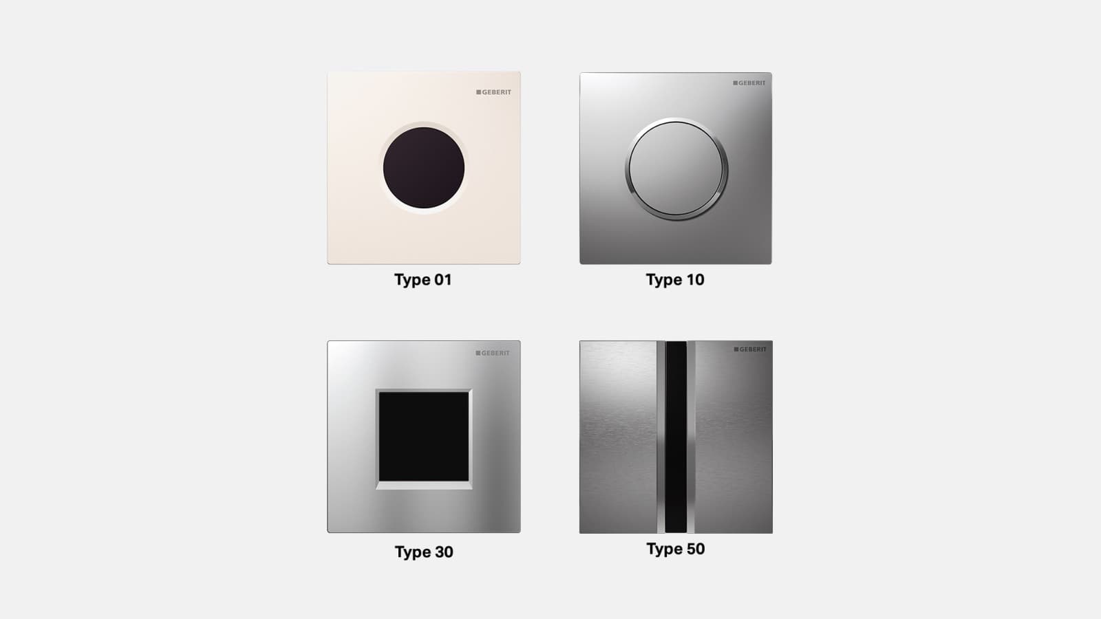 IR a mechanické ovládací prvky Geberit pro pisoáry IR a mechanické ovládací prvky Geberit pro pisoáry