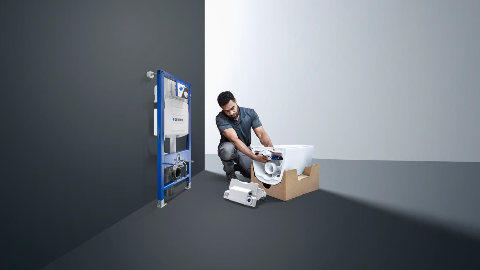 Snadná montáž Geberit AquaClean Snadná montáž Geberit AquaClean