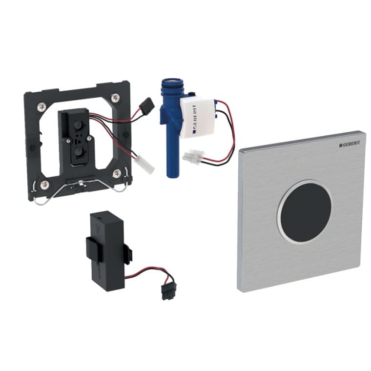 Bezdotykové ovládání splachování pisoáru s napájením z baterie Bezdotykové ovládání splachování pisoáru s napájením z baterie