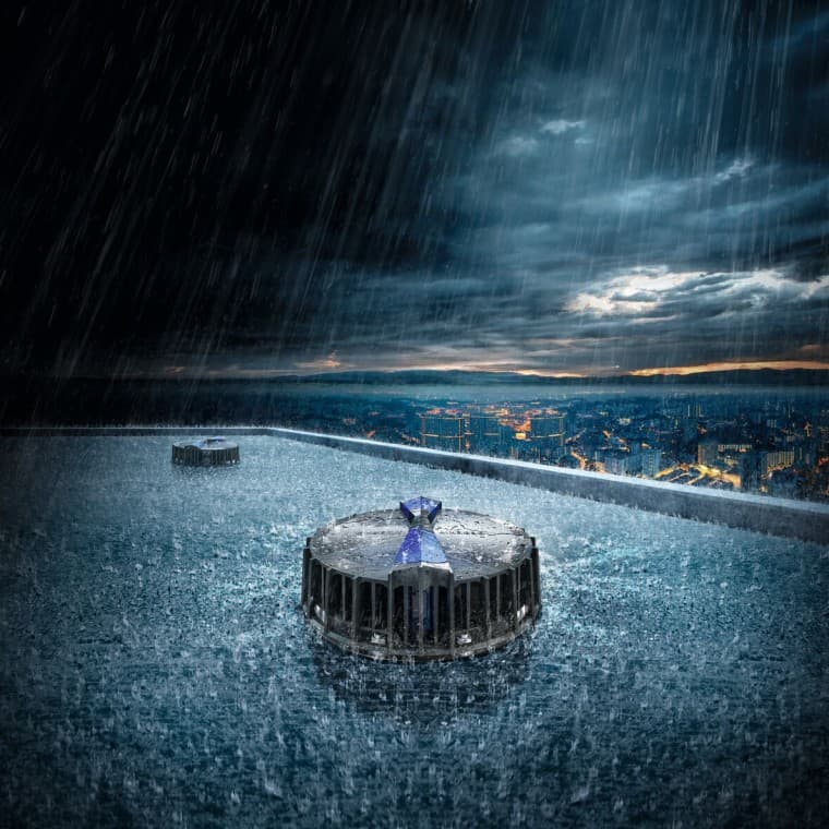 Aktivní střešní odvodňovací systém Geberit Pluvia Aktivní střešní odvodňovací systém Geberit Pluvia