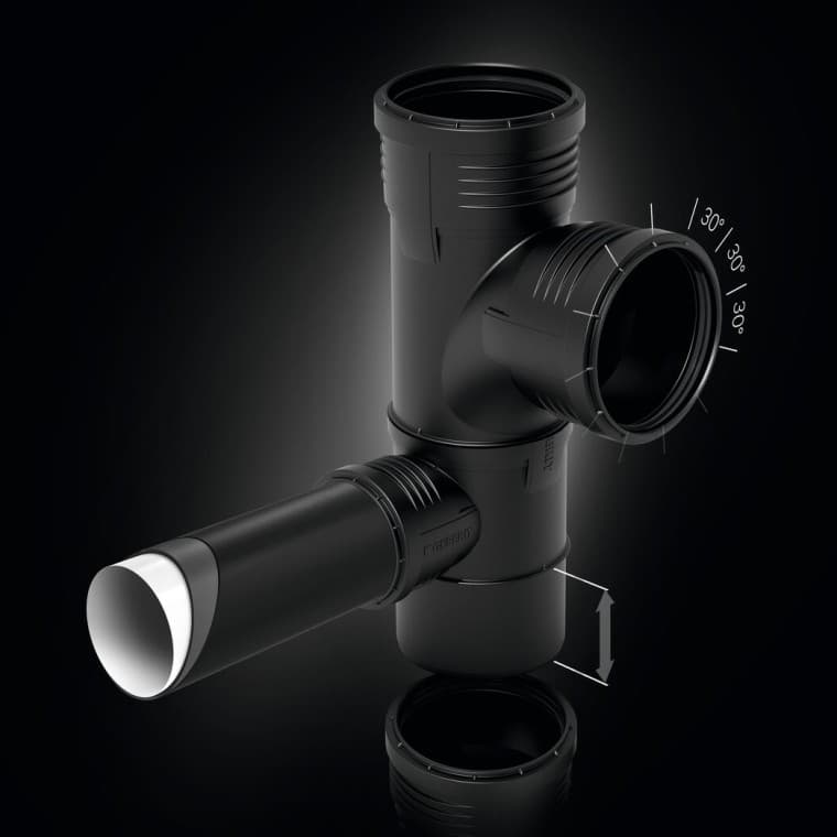 Speciální armatura Geberit Silent-PP Speciální armatura Geberit Silent-PP