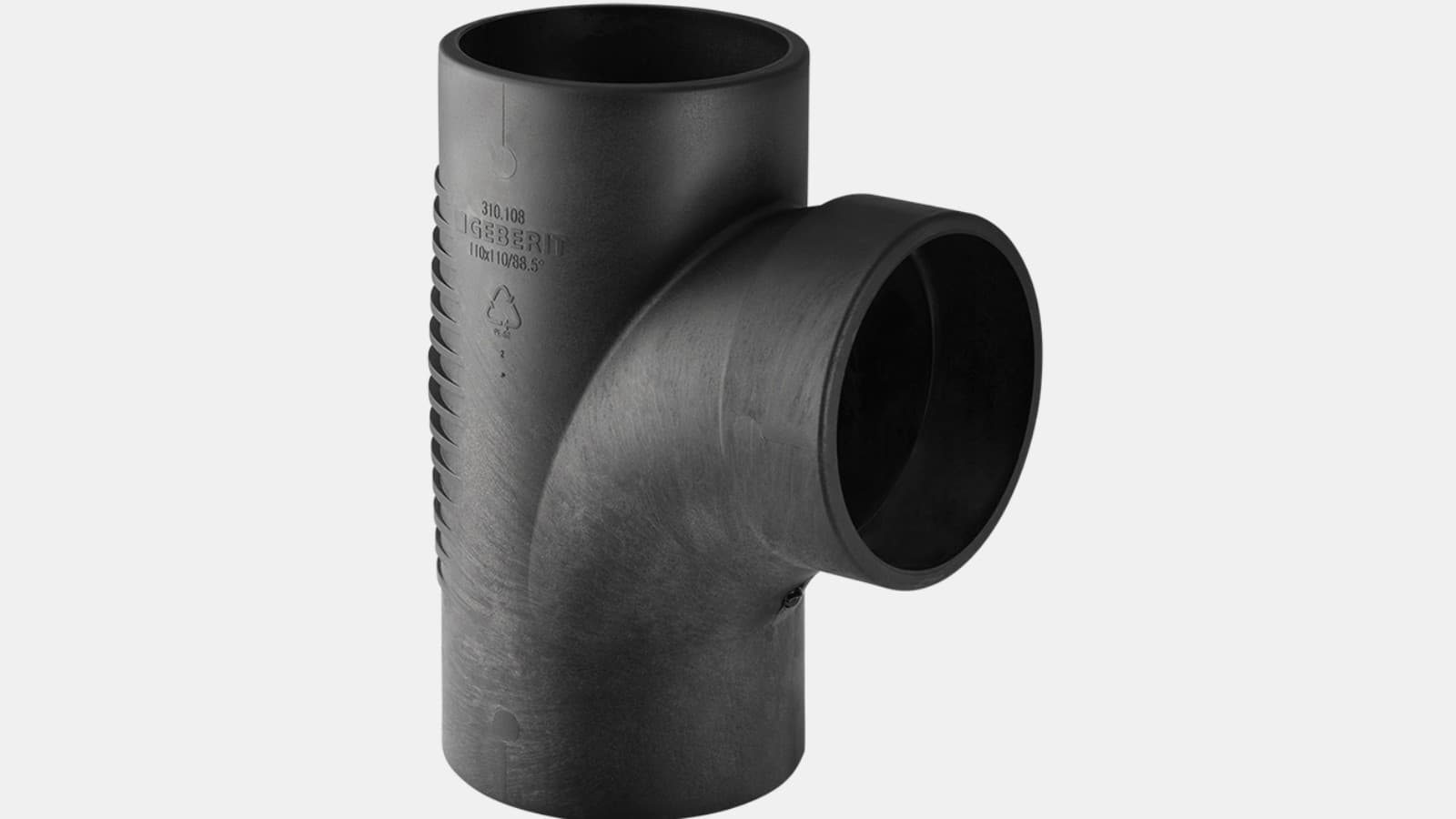 Geberit Silent-db20 88,5° odbočka se speciální swept-entry úpravou Geberit Silent-db20 88,5° odbočka se speciální swept-entry úpravou