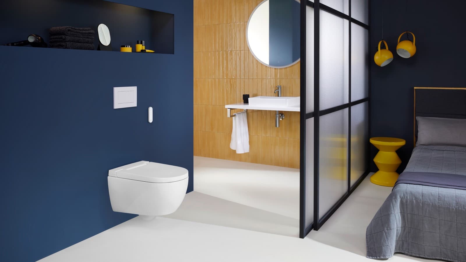 Geberit AquaClean Alba s dálkovým ovládáním Sigma30 Geberit AquaClean Alba s dálkovým ovládáním Sigma30