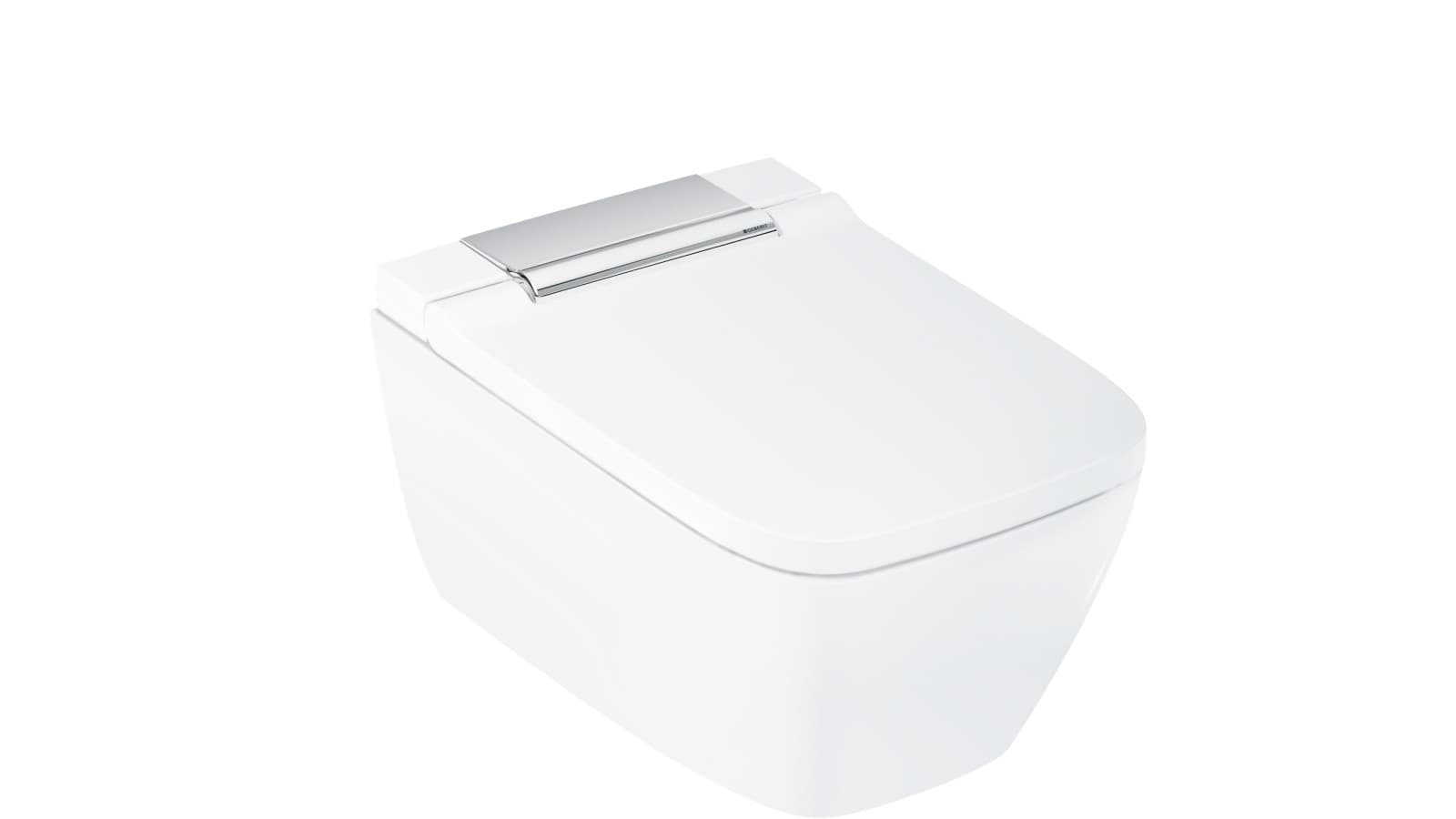 AquaClean Sela v hranatém designu s lesklým chromovaným víkem AquaClean Sela v hranatém designu s lesklým chromovaným víkem