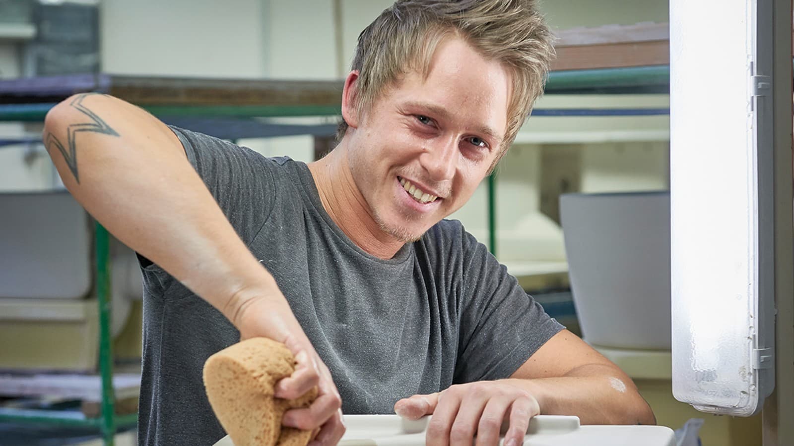 Zaměstnanec společnosti Geberit Zaměstnanec společnosti Geberit