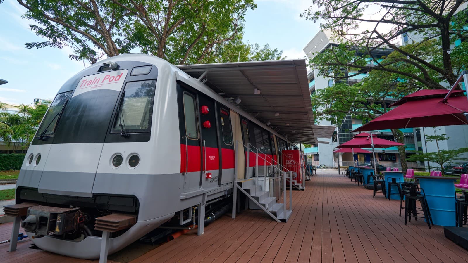 Train Pod Hotel Singapur (© Watson Lau) Train Pod Hotel Singapur (© Watson Lau)