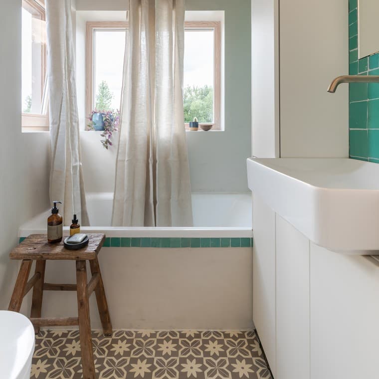 The "Tiny Lázně" od Marjolein Jonker na 4 m². (© Chiela van Meerwijk) The "Tiny Lázně" od Marjolein Jonker na 4 m². (© Chiela van Meerwijk)